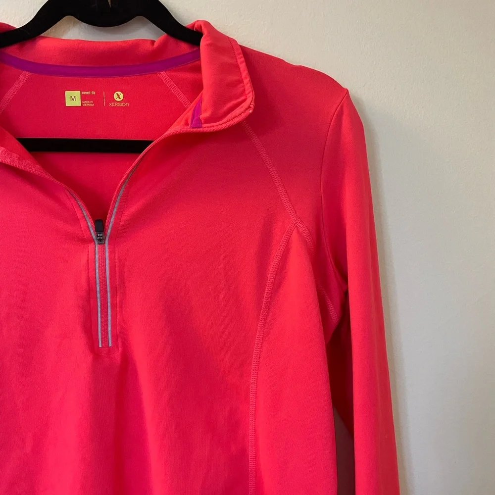 Xersion | Pink Quarter-Zip Pullover | Size Medium - Picture 3 of 8